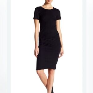 James Perse Crew Neck Short Sleeve Dress 4